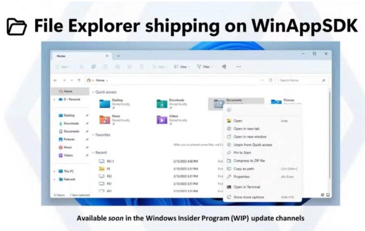 Win11 文件资源管理器将有重大更新,新设计泄露