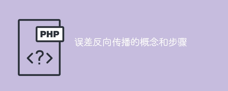 误差反向传播的概念和步骤