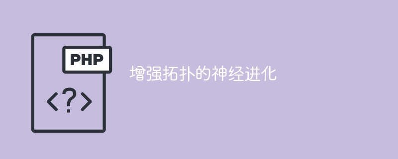 加强神经进化中的拓扑结构