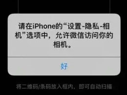 苹果 iPhone 手机相机权限突然丢失了，应该怎么处理？