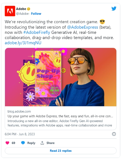 Adobe Express升级:融合多款顶级设计软件技术,助你打造出色内容