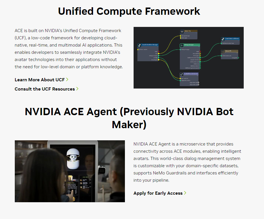 英伟达推出 NVIDIA ACE 服务，与米哈游、腾讯、网易等游戏公司合作开展 AI 数字人业务