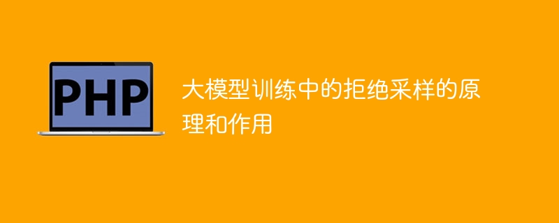 大规模训练中拒绝采样的原理与应用探究