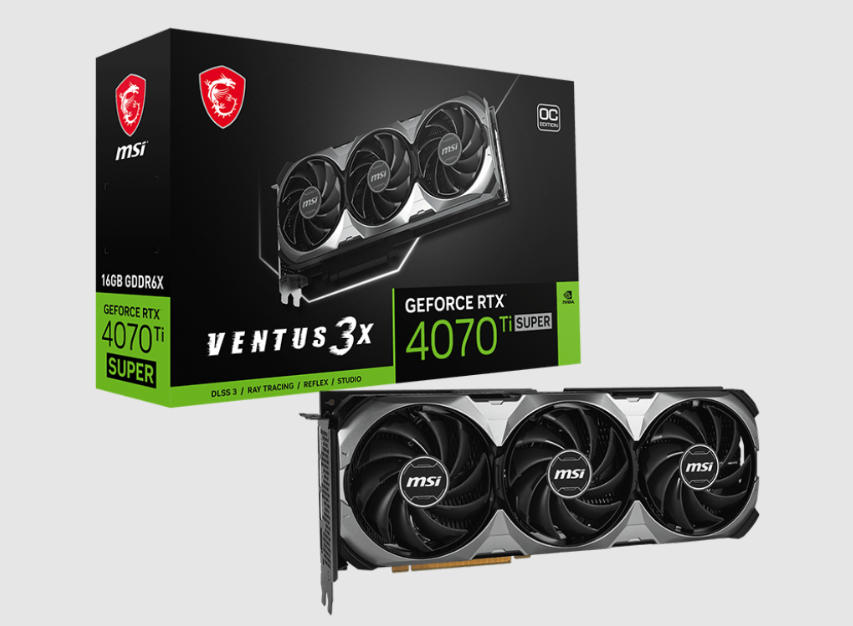 微星承认旗下所有RTX 4070 Ti SUPER显卡存在BIOS性能问题，并提供更新方案