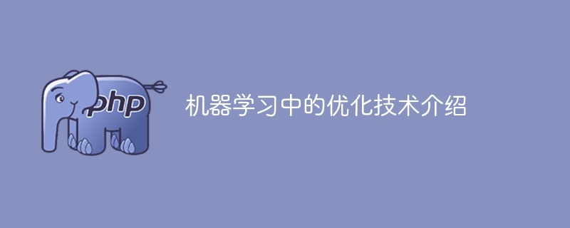 机器学习中的优化技术详解