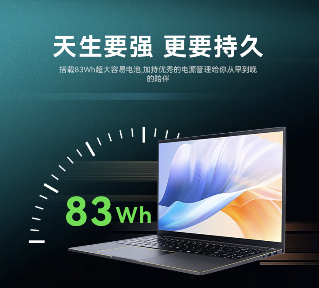 火影众颜 U6 笔记本配置上新:R7-8845HS + 32GB + 1TB,首发价格 4299 元