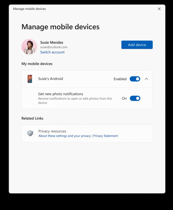微软 Win11 Dev 预览版 Build 23619 发布:桌面端即时同步手机截图详情