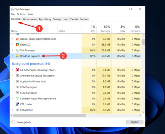 win11资源管理器不停的崩溃一直闪解决方法?