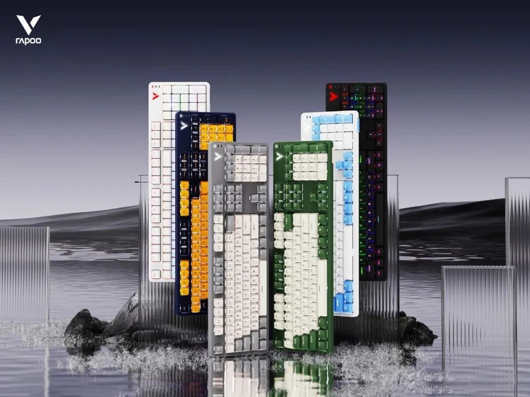 雷柏 V500PRO 游戏机械键盘 2024 款正式推出：磁吸面盖可拆卸，起价 129 元