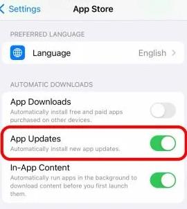 如何让苹果手机应用APP自动更新(iOS17)