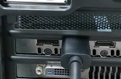 dp接口怎么接显示器