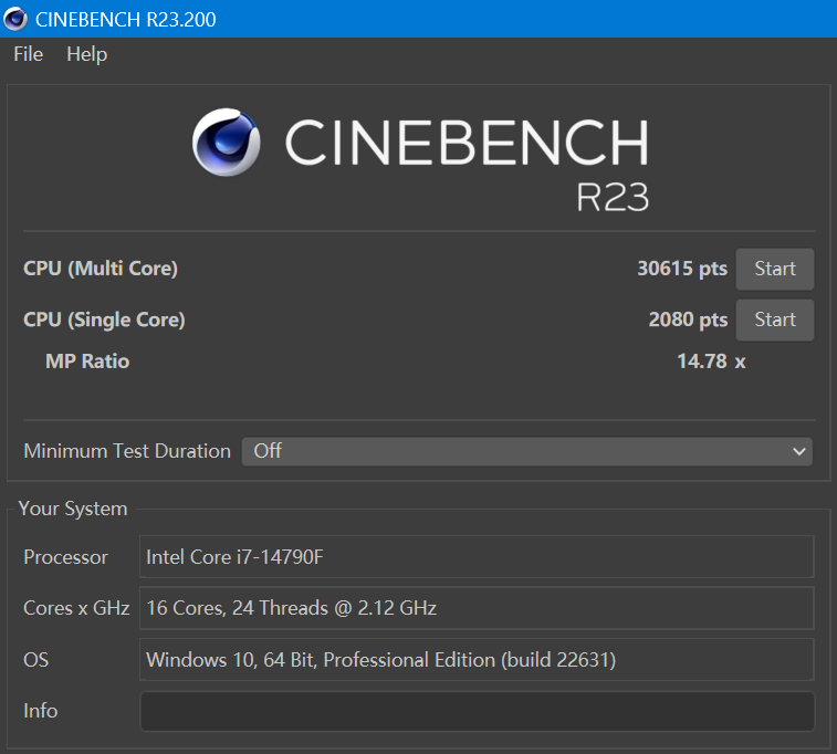 英特尔酷睿第 14 代 i7-14790F 体验评测：三缓更大更流畅，AI 性能不错