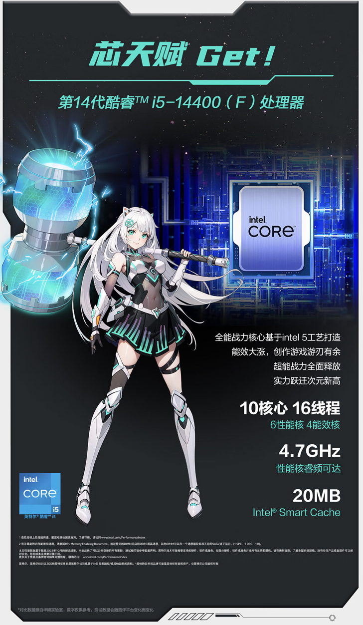 华硕 2024 款天选 X 台式电脑开售:i5-14400F / i7-14700F 处理器 + RTX 4060Ti 独显