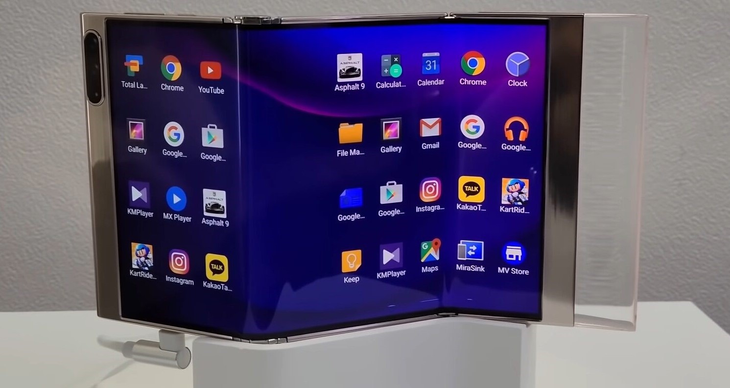 华为首款三折屏曝光,折叠屏手机“卷形态得天下”?