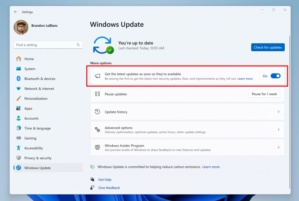 最新的微软Win11 Beta更新：十二月版插件板设置功能