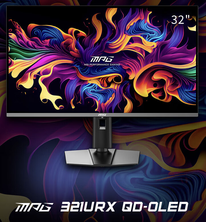 微星旗舰显示器MPG 321URX国行突然亮相：31.5英寸4K 240Hz售价7999元