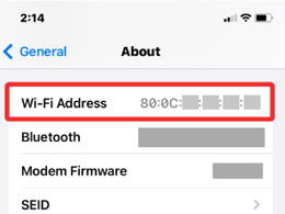 苹果 iPhone 手机上查找 MAC 地址的方法是什么？