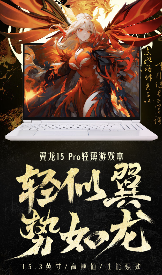 翼龙15 Pro笔记本上市：R7-8845H + RTX4060，售价为7299元