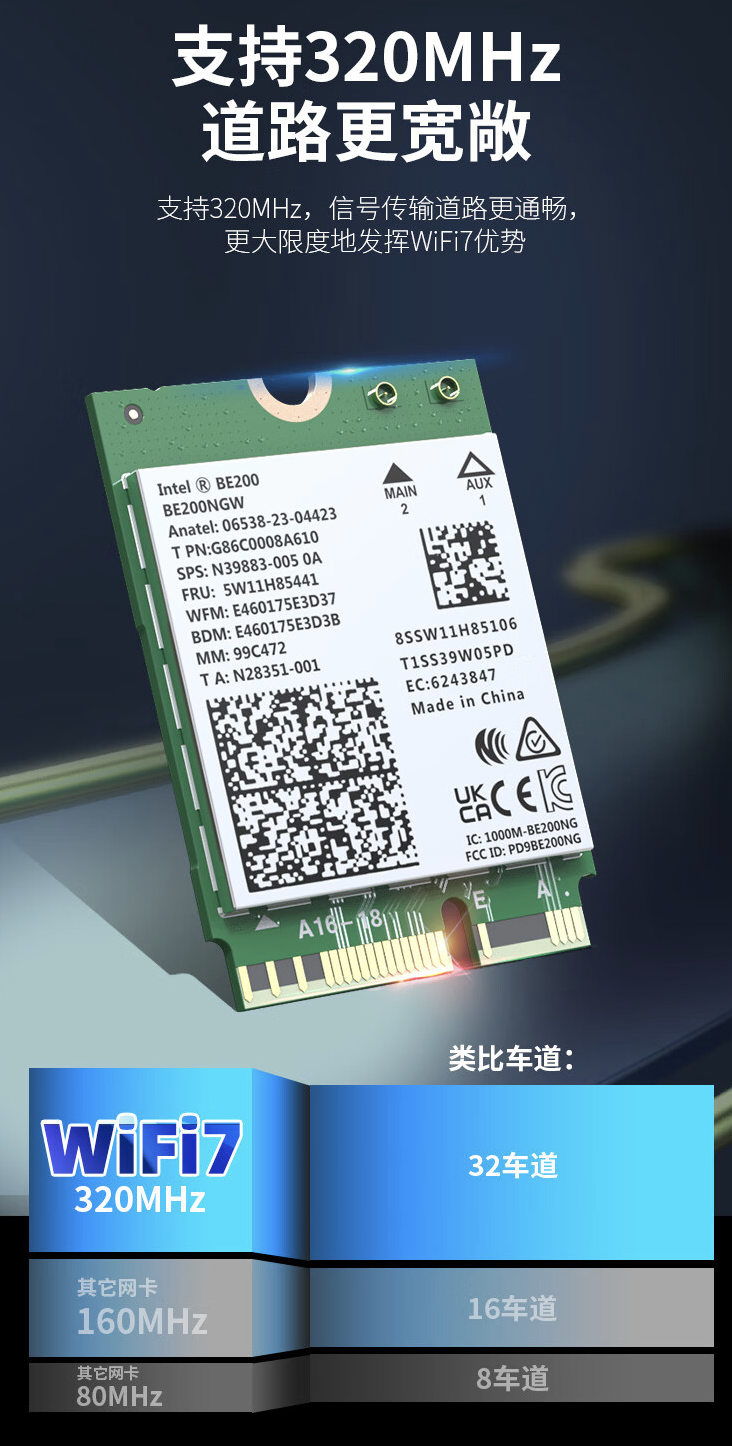COMFAST 推出 CF-BE200-M 无线网卡:Wi-Fi 7 + 蓝牙 5.4,售 167 元