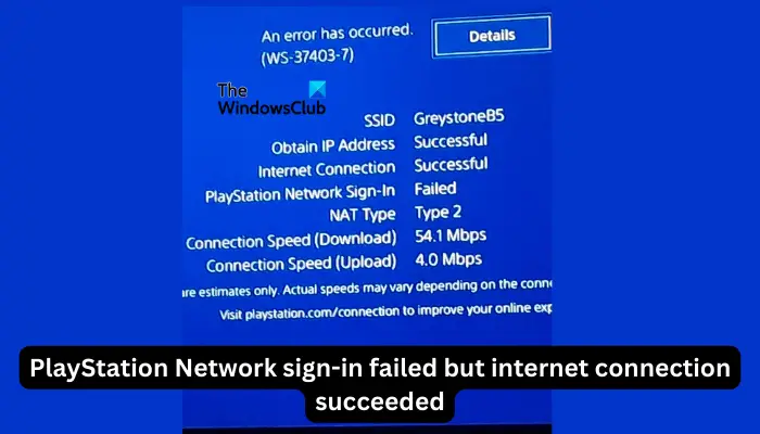 尽管互联网连接顺畅，PlayStation网络登录却遭遇问题