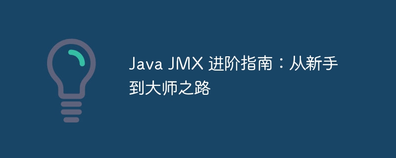 Java JMX 进阶指南:从新手到大师之路