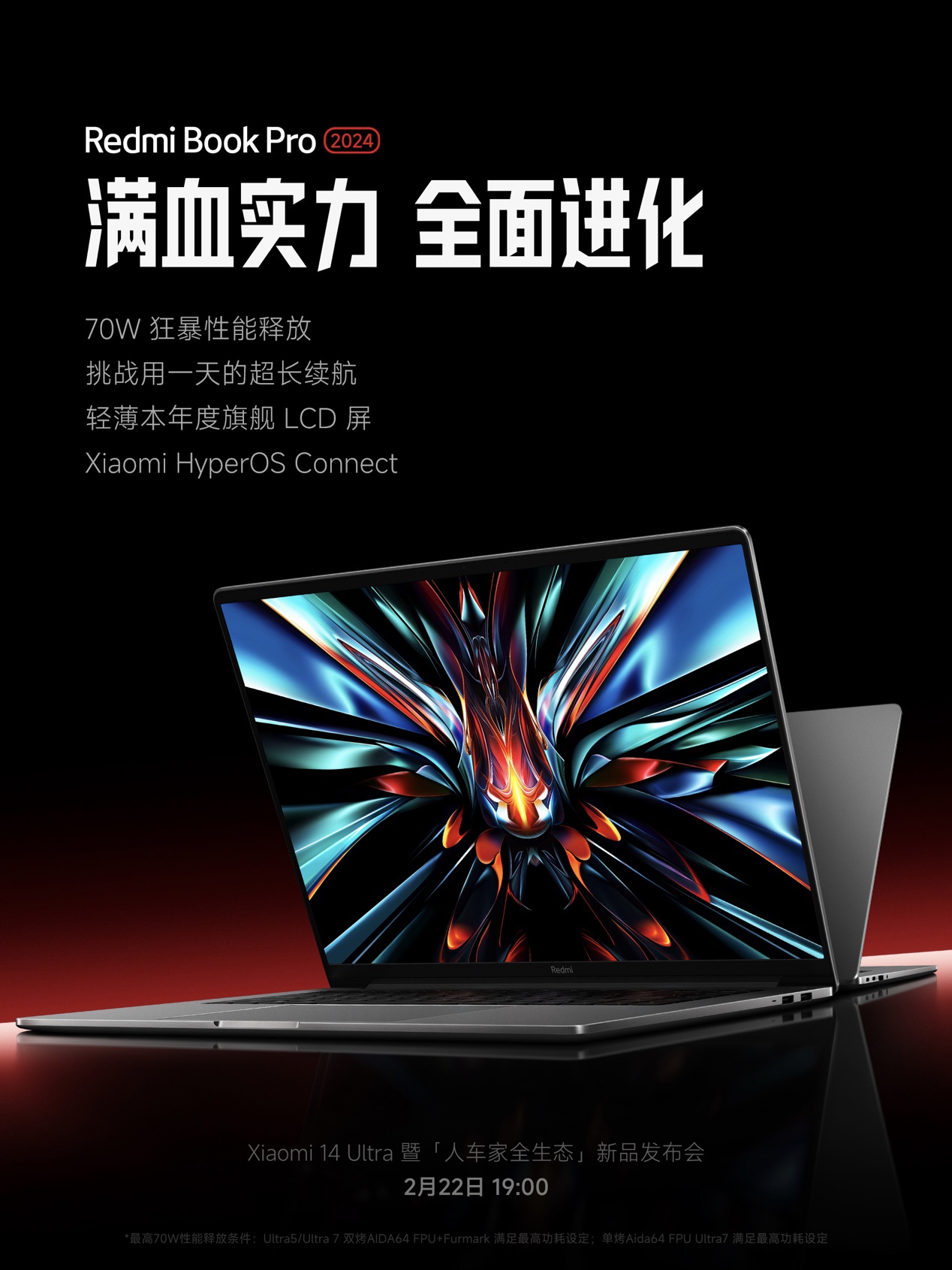 4999 元起,小米 Redmi Book Pro 14/16 2024 笔记本发布:Ultra 5/7 处理器,接入澎湃智联