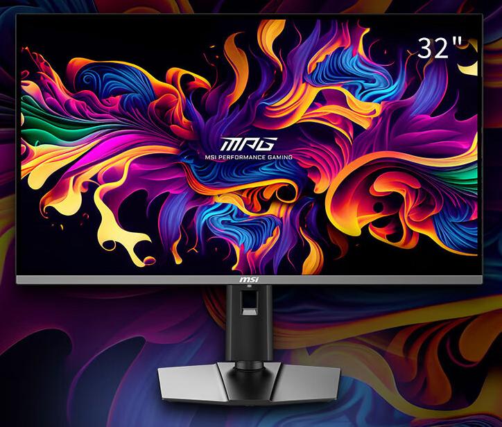 微星发布了首款321UPX 31.5英寸显示器，支持4K分辨率和240Hz的OLED显示，售价为6999元