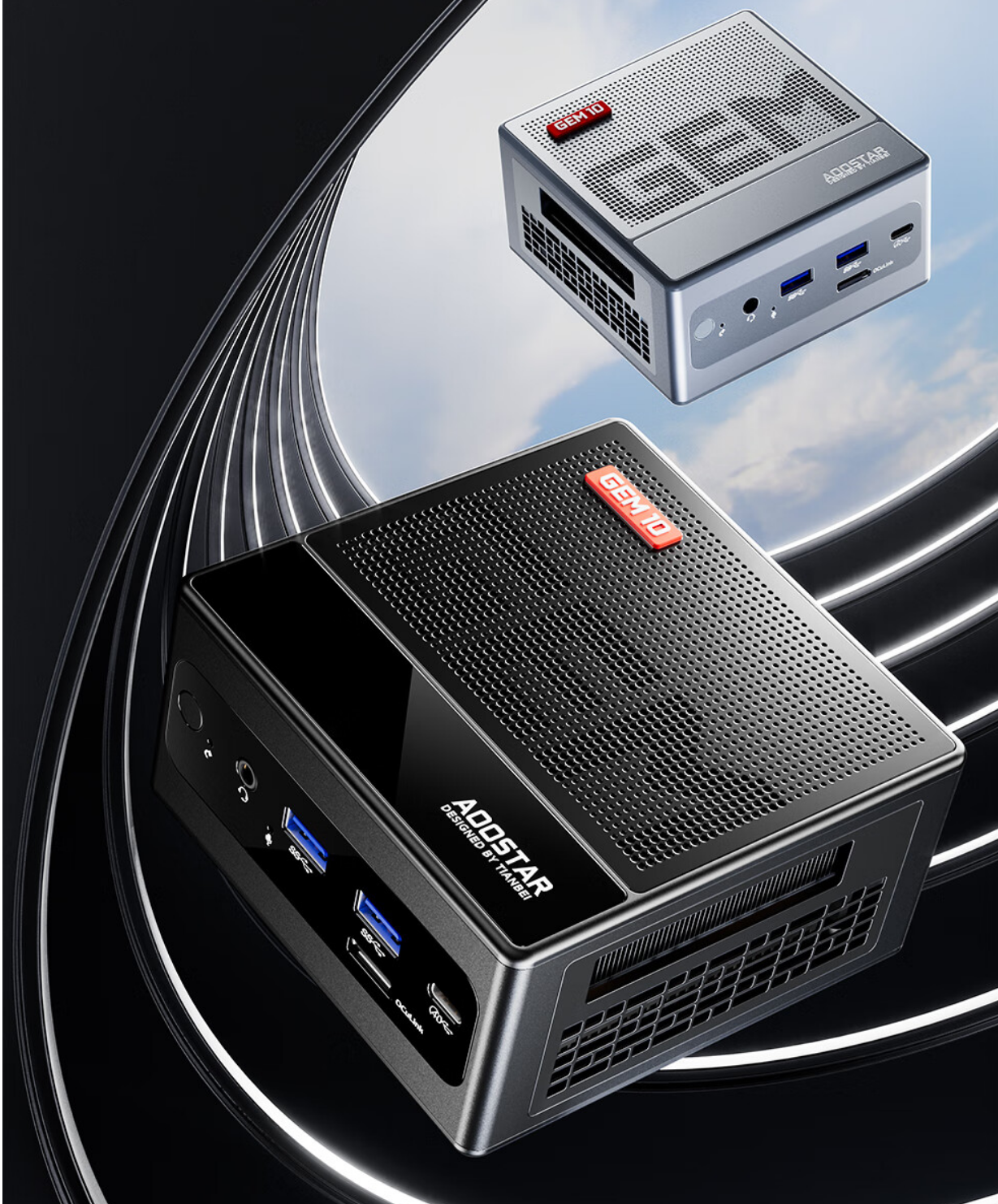 天钡 GEM10 迷你主机配置上新:R9-7940HS、标配独立 OcuLink 接口,3299 元起