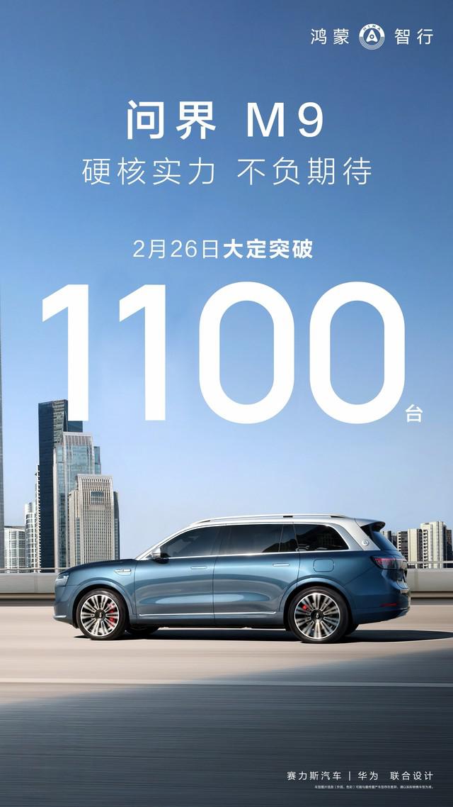 一天内突破1100台订单，正式启动大规模交付阶段