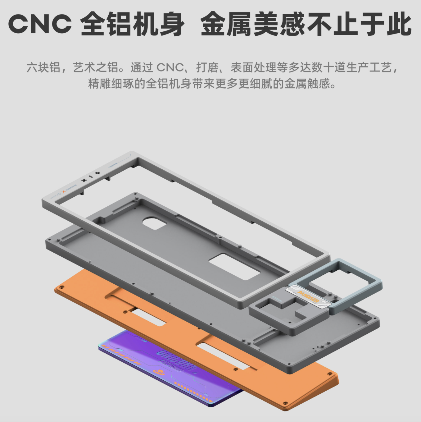魅族推出 PANDAER x IQUNIX MOD 三模机械键盘:“白金独角兽”复刻涂装 / 键帽,2799 元