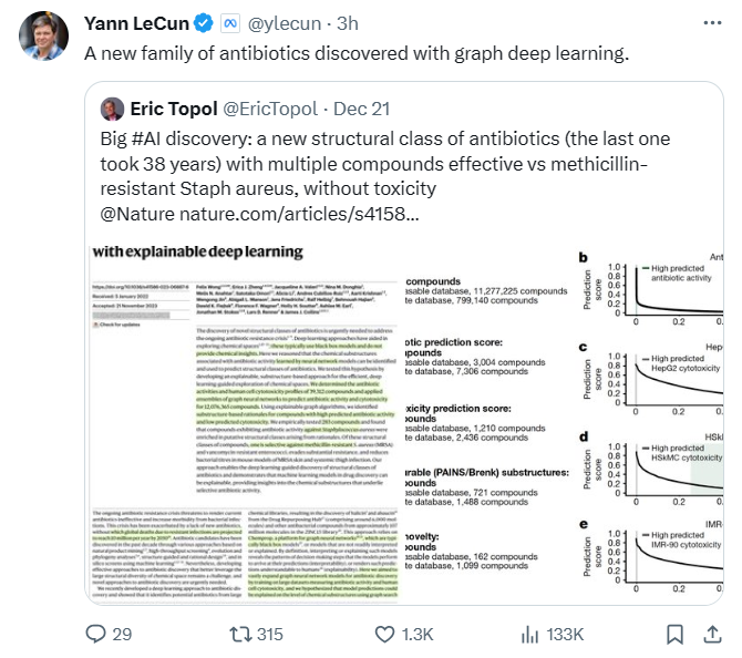 Nature|从1.07亿个分子中发现新抗菌化合物,MIT团队开发用于抗生素发现的DL方法