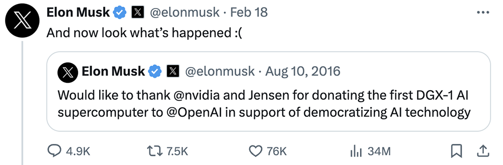 2016 年,黄仁勋亲手送给 OpenAI 马斯克:世界上第一台英伟达 DGX-1