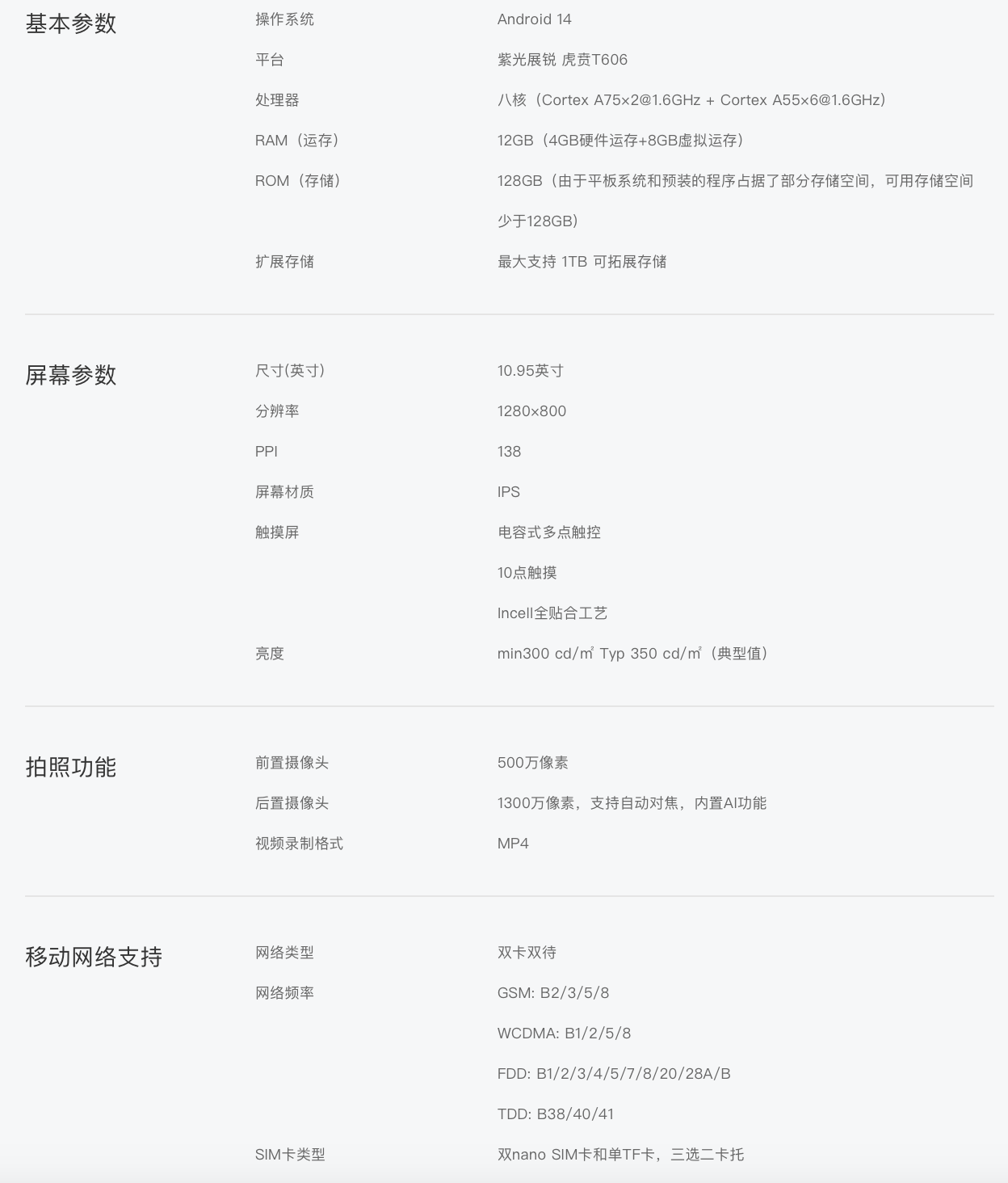酷比魔方小酷平板 2 Lite 上架官网:展锐 T606 + 4GB RAM,首发价 649 元