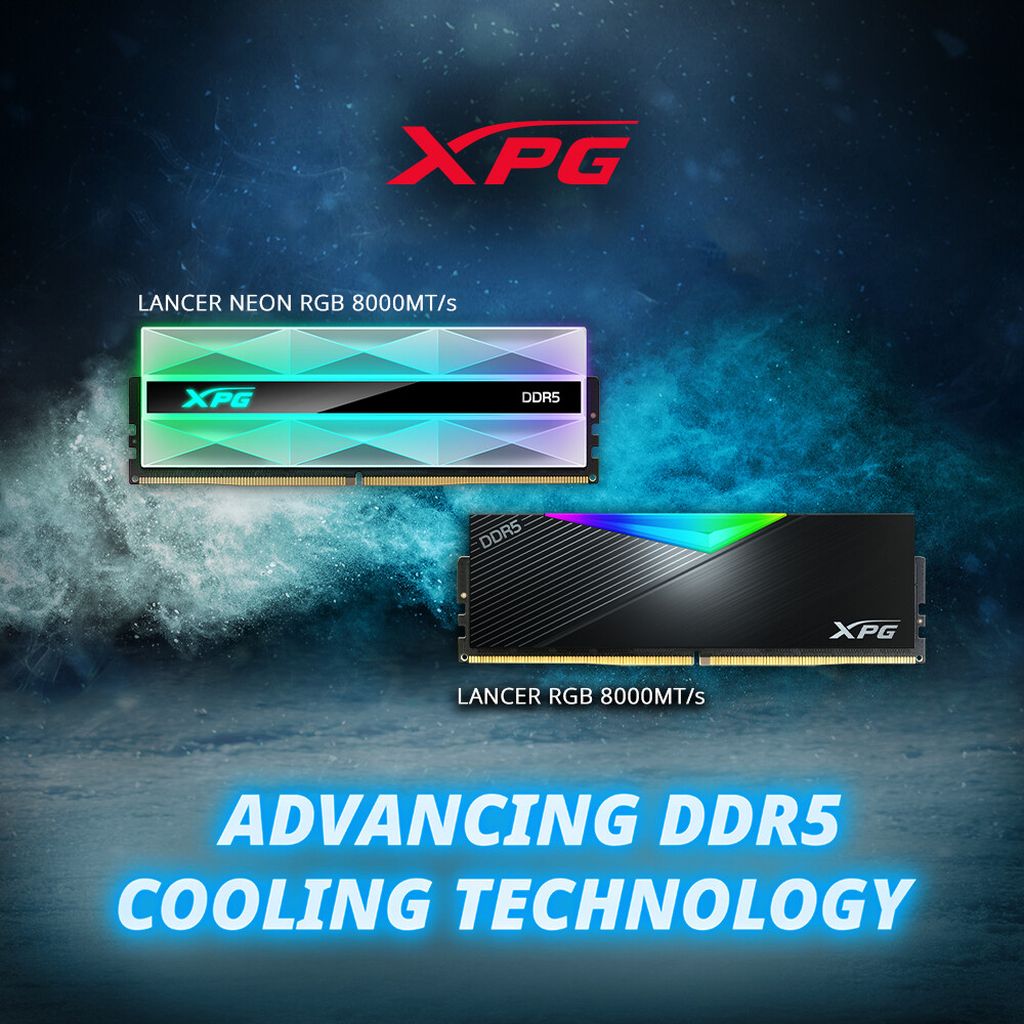 威刚 XPG 推出具有热涂层技术的 DDR5 内存，散热效率提升 10%，支持超频至 8000 MT/s 以上