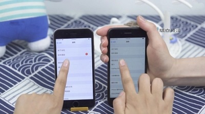 怎样将数据从一部苹果手机传输到另一部苹果手机？