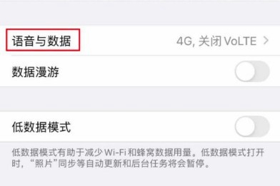 苹果手机如何开启volte功能