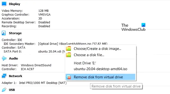 无法在VirtualBox中安装来宾添加