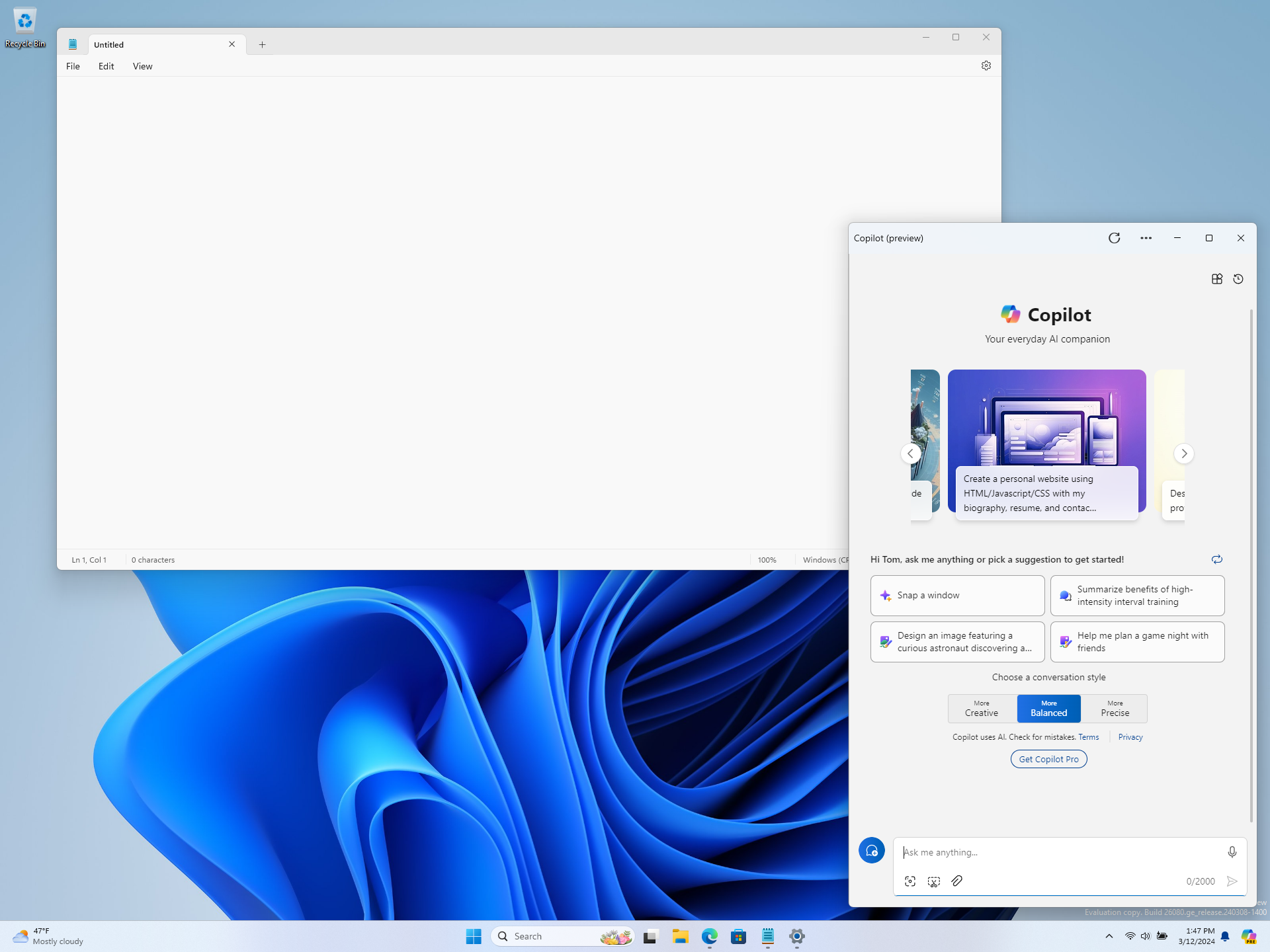 微软向Win11发布Canary / Dev 补丁26080:新增Win11中Microsoft Teams的更新