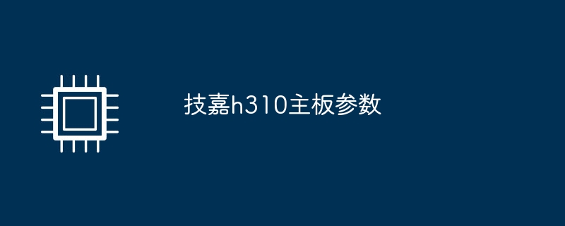 技嘉h310主板参数