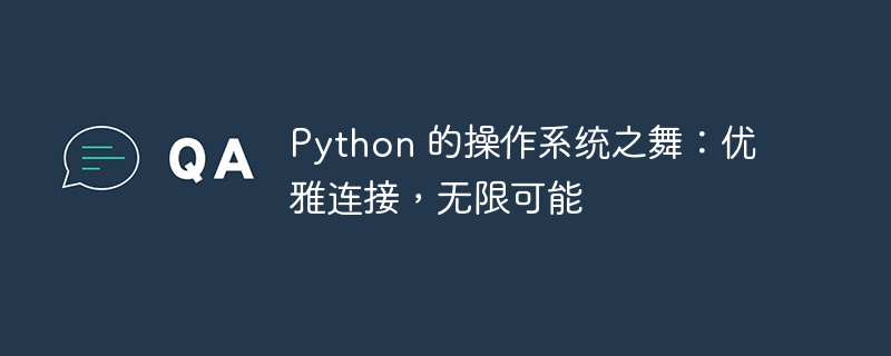Python 的操作系统之舞:优雅连接,无限可能