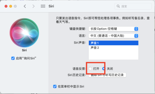 Mac系统如何开启Siri语音反馈-Mac系统开启Siri语音反馈的方法