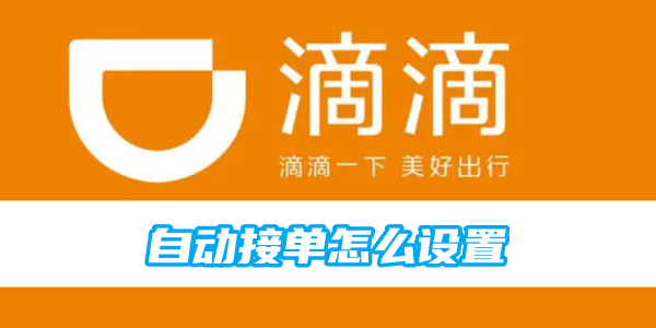 如何启用滴滴顺风车自动接单功能