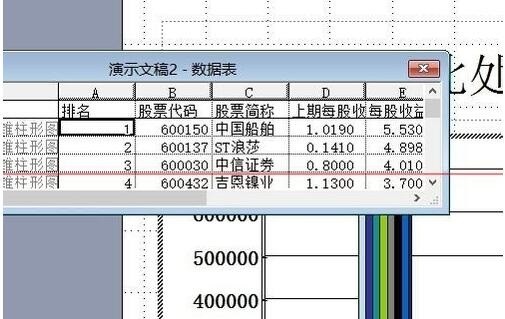 PPT文档中excel表格的导入方法