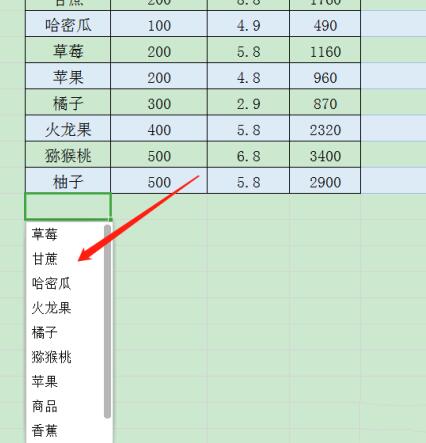 wps表格怎么用Alt键插入下拉列表_wps表格用Alt键插入下拉列表的步骤教程