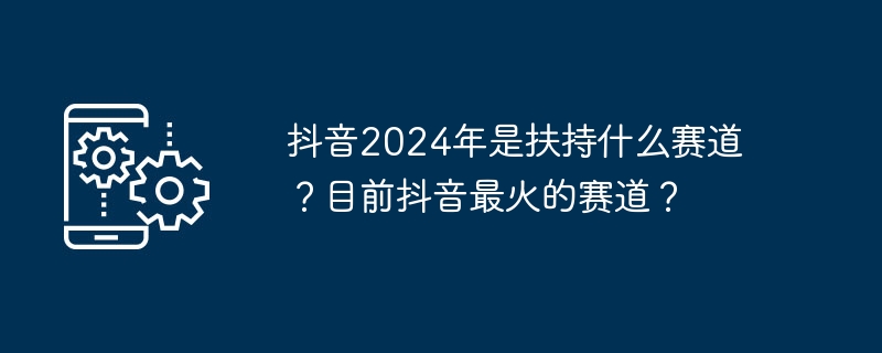 抖音2024年支持的赛道和目前最流行的赛道是什么?