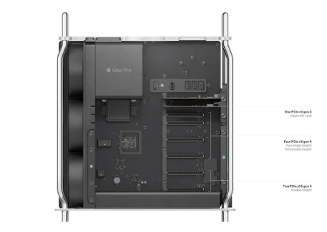 Mac Pro（2023）揭秘：PCIe插槽使用指南曝光，不支持独立显卡，预装I/O卡