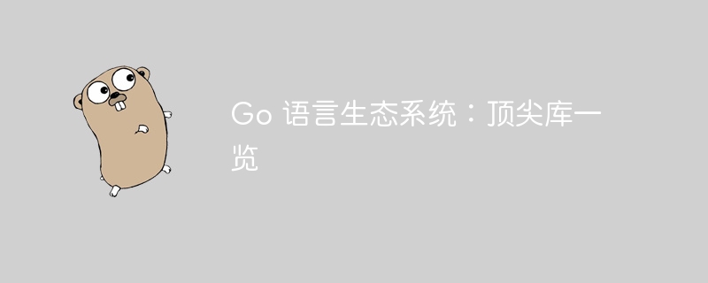 Go 语言生态系统:顶尖库一览
