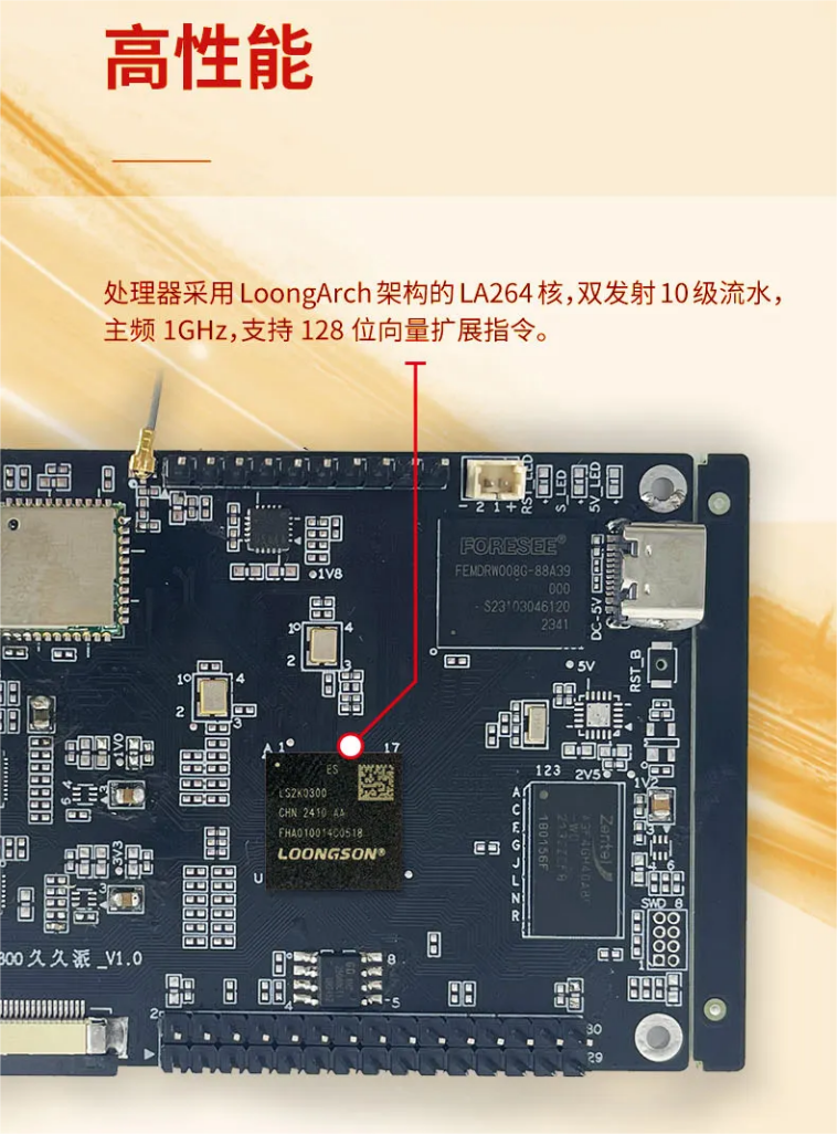 龙芯派 2K0300 久久派开启预售:自主 LoongArch 架构,售价 99 元起