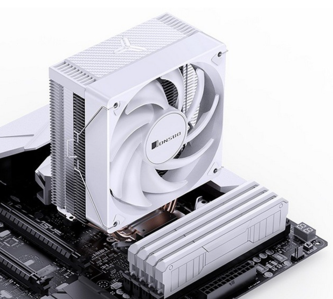 乔思伯推出 CR-1000E 单塔风冷散热器:120mm 风扇 + 4 热管、黑白双色