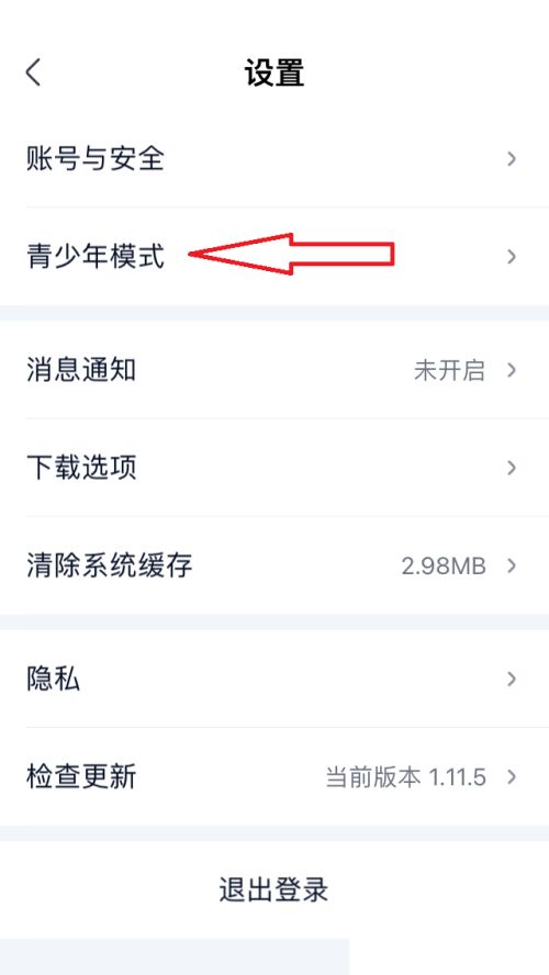 爱奇艺极速版怎么打开青少年模式